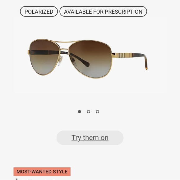 Burberry limited edition Sunglasses - Picture 3 of 4